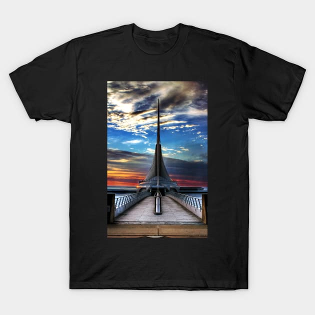 Milwaukee Art Museum T-Shirt by Rich McRae